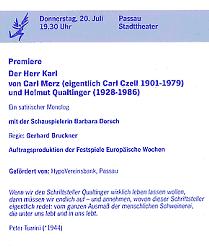 Plakat "Der Herr Karl"